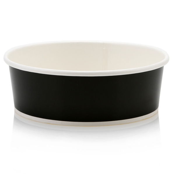 20oz / 590ml Black LDPE Lined Salad Bowl (45)