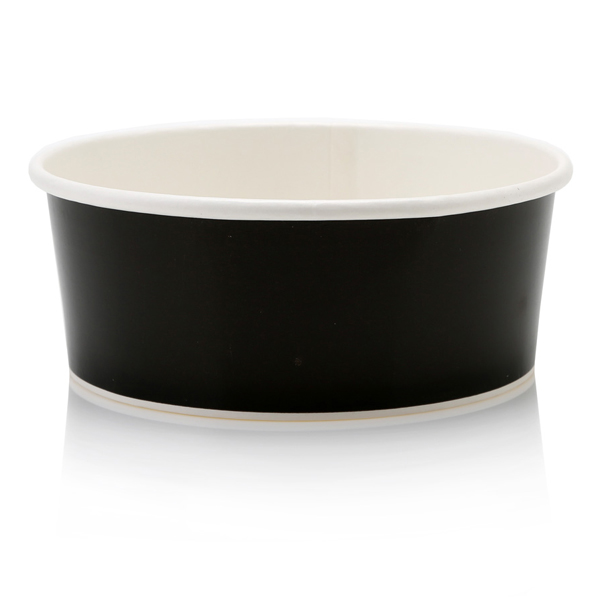 26oz / 760ml Black LDPE Lined Salad Bowl (45)