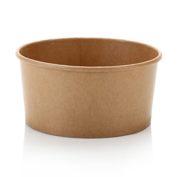 32oz / 940ml Kraft LDPE Lined Salad Bowl (45)