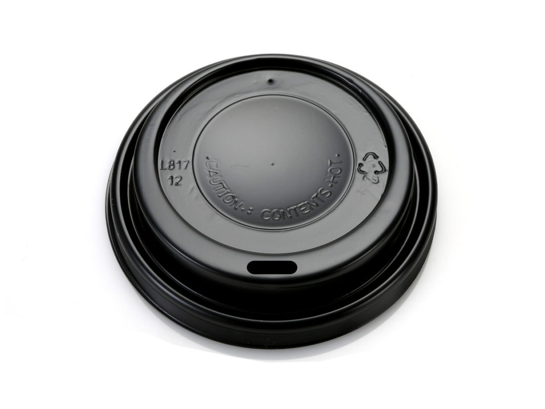 Sip Lid Black for 250ml Hot/Coffee Cup (50)