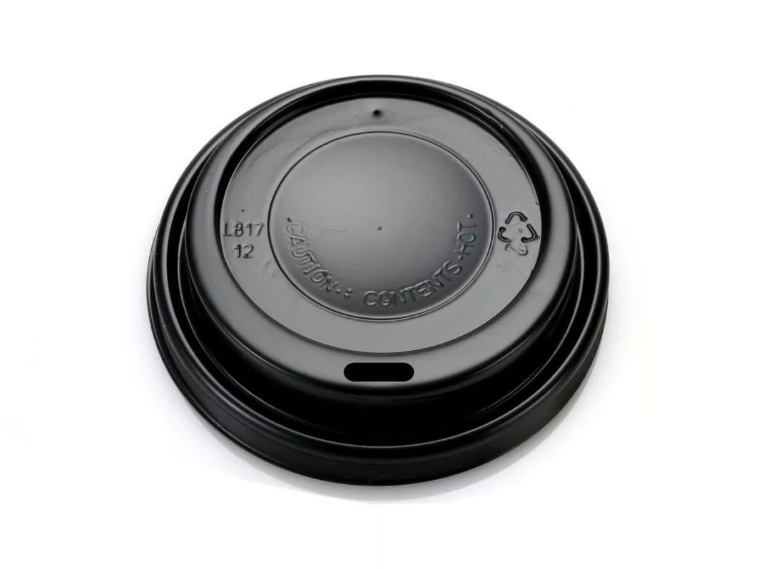 Sip Lid Black for 350ml & 500ml Hot/Coffee Cup (50)