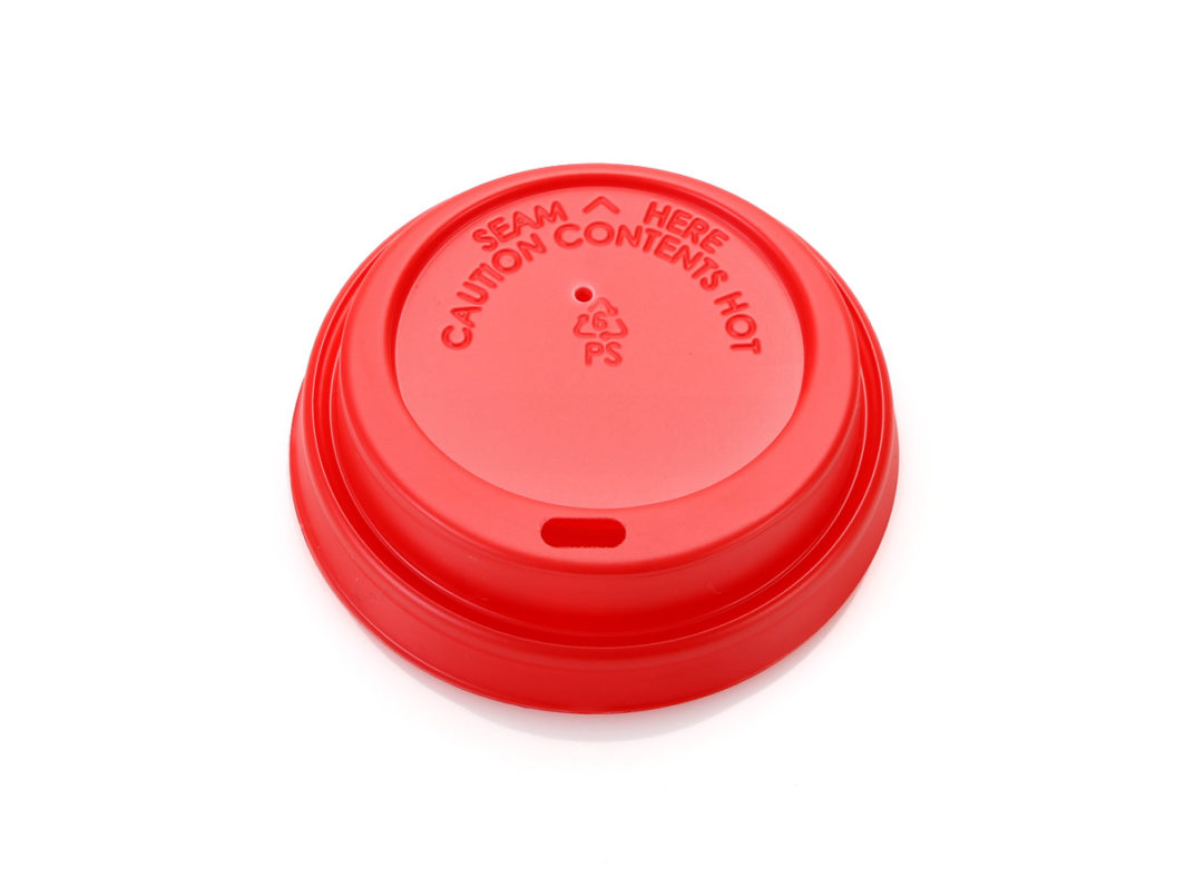 Sip Lid Red for 250ml Hot/Coffee Cup (50)