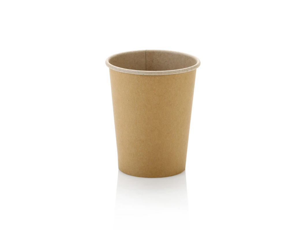 250ml Single Wall Coffee Cup Kraft (50)