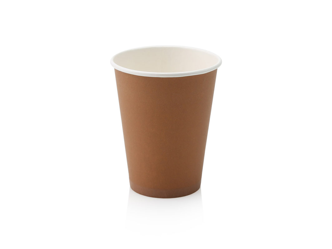 350ml Single Wall Coffee Cup Brown (50)