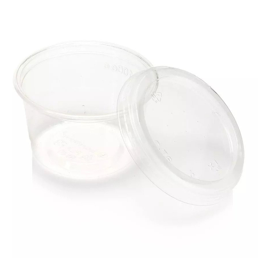 100ml Clear PLA Sauce Tub (50)