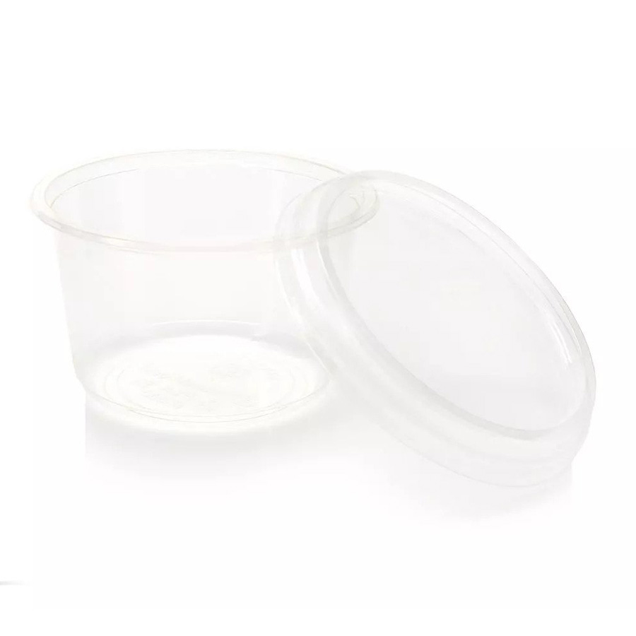 500ml/ 16oz Clear PLA Salad Bowl (50)