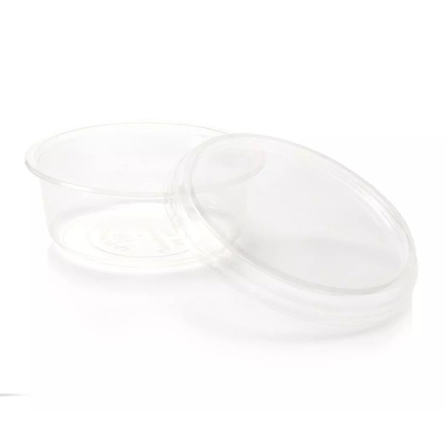 570ml/ 20oz Clear PLA Salad Bowl (50)