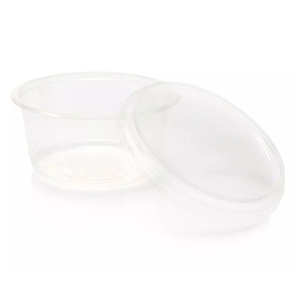 680ml/ 24oz Clear PLA Salad Bowl (50)