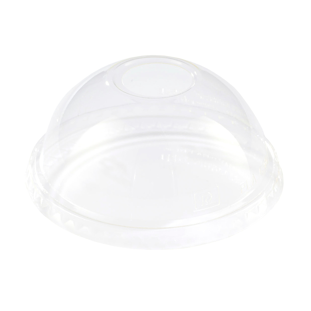 PLA004-Multifit-Dome-Lid-with-Straw-Spoon-Hole-PLA