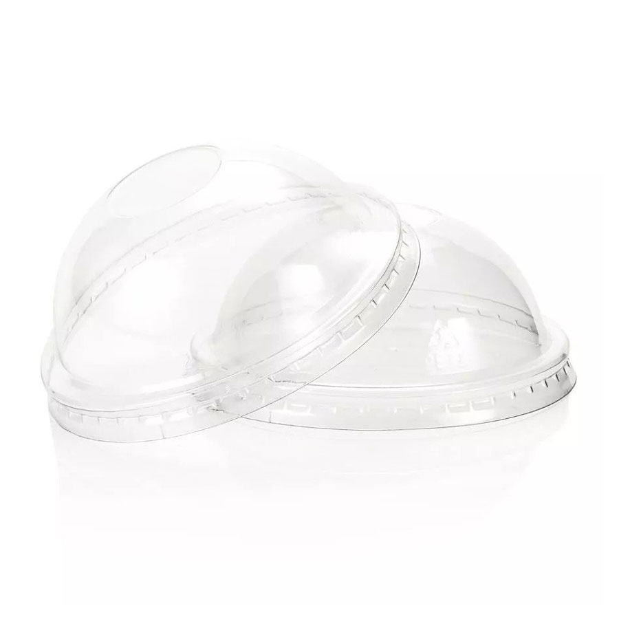 Clear PET Ice Cream Tub Dome Lid 85mm - 150ml (50)