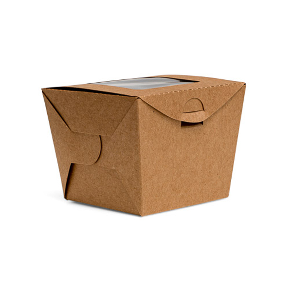 Kraft Muffin Box with Window (50)