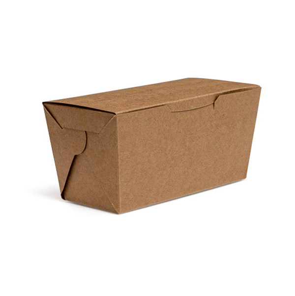 Kraft Taco Box with Lid (50)