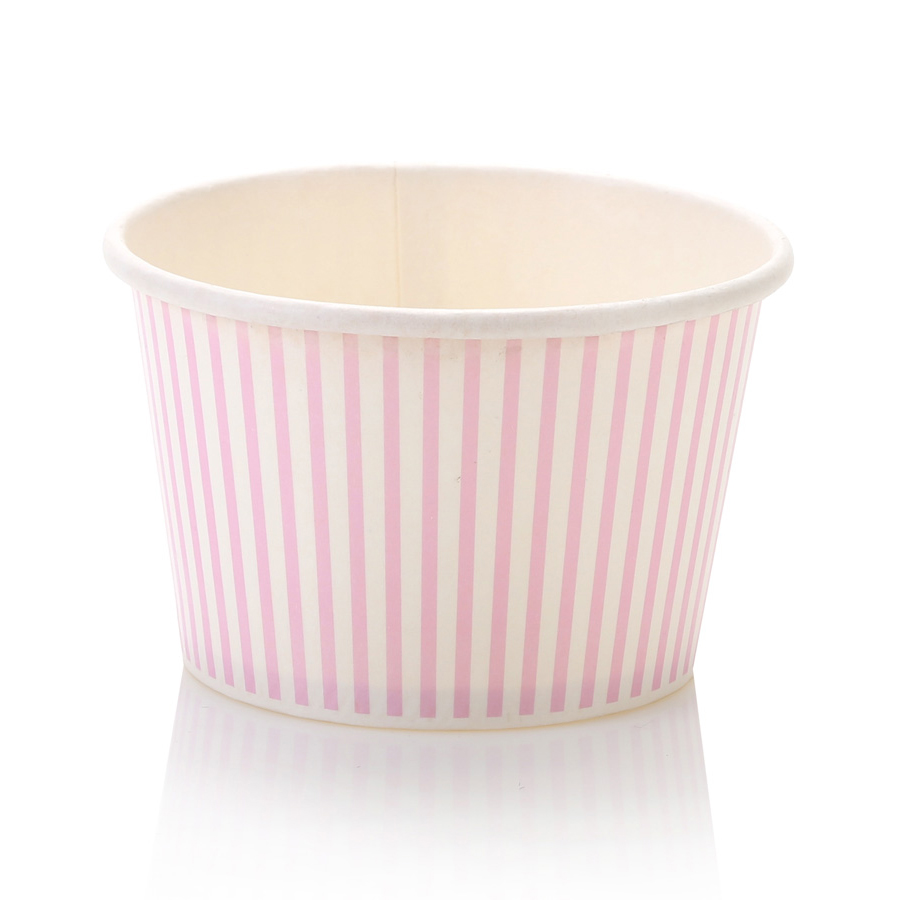 250ml-Baby-Pink-Striped-Vintage-Ice-Cream-Tub-VSP04
