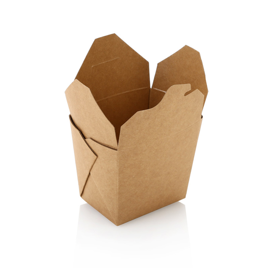 500ml Kraft Square Noodle Box (25)