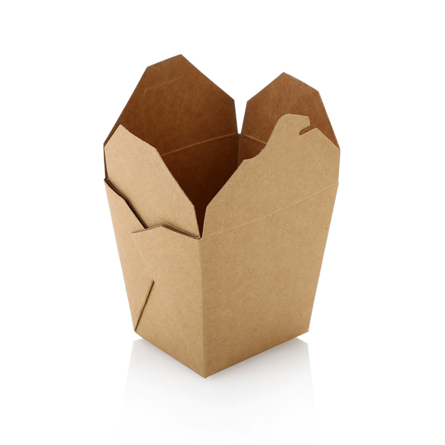 750ml Kraft Square Noodle Box (25)