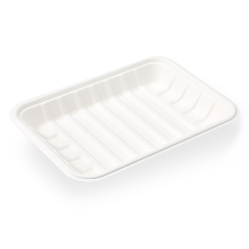 Biodegradable 24cm Deli Food Tray (50)