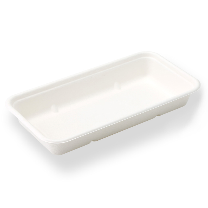 Biodegradable 24cm Deli Snack Tray (50)