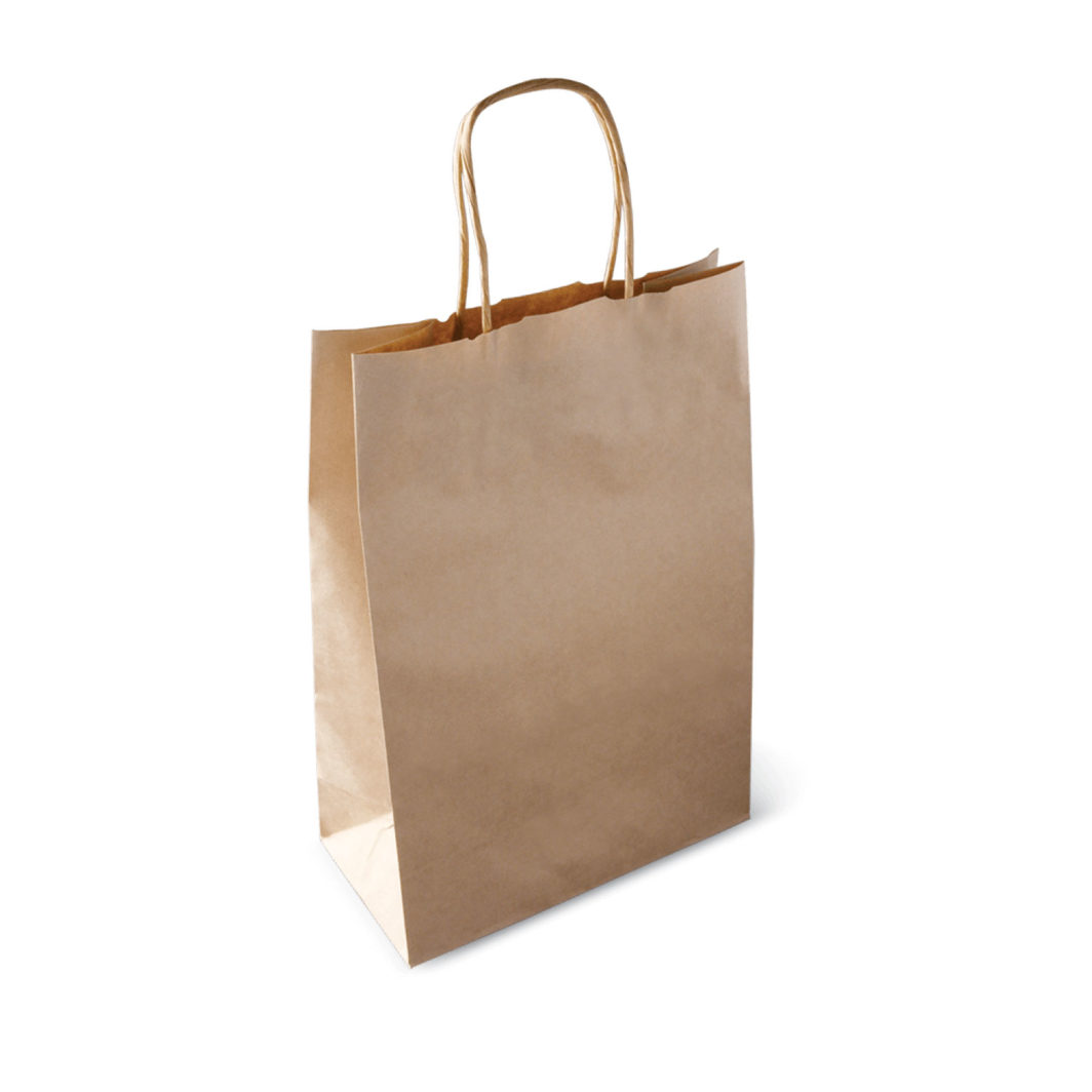 Brown ThriftyPak Mini with Paper Twist Handles (200)