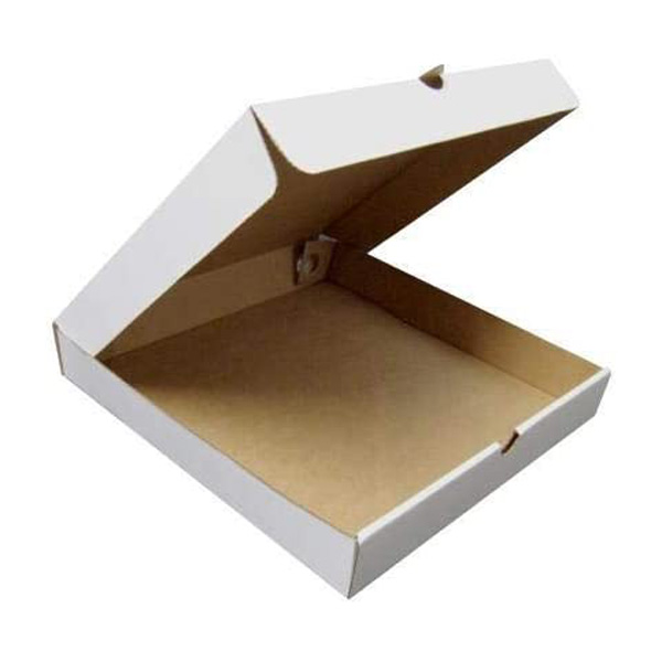 Medium 250mm x 250mm White Pizza Box (50)