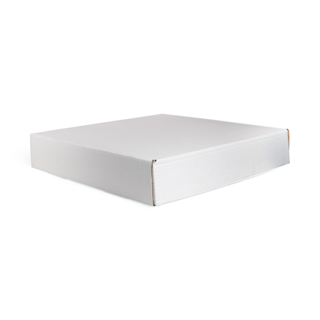 White Self-Locking Box 3 - L430xW420xH80mm (50)
