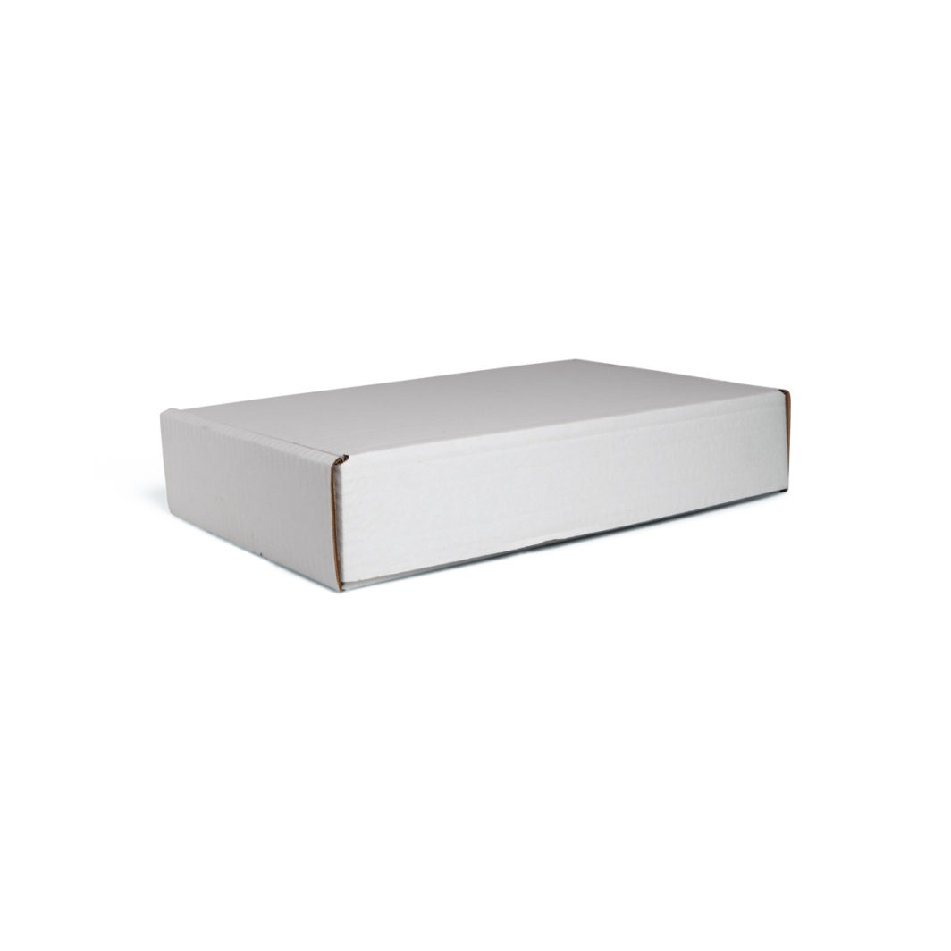 White Self-Locking Box 6 - L334xW209xH65mm (50)