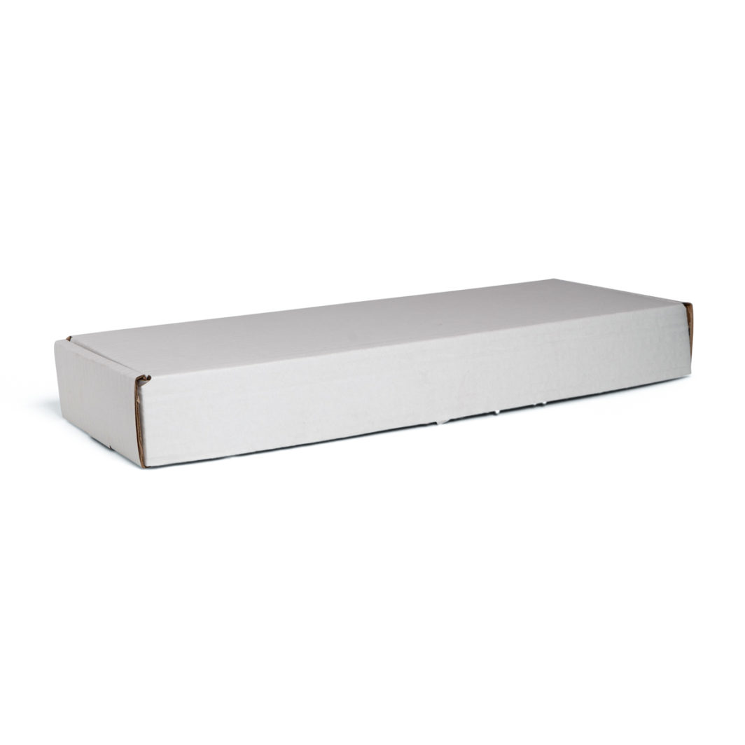 White Self-Locking Box 8 - L410xW138xH50mm (50