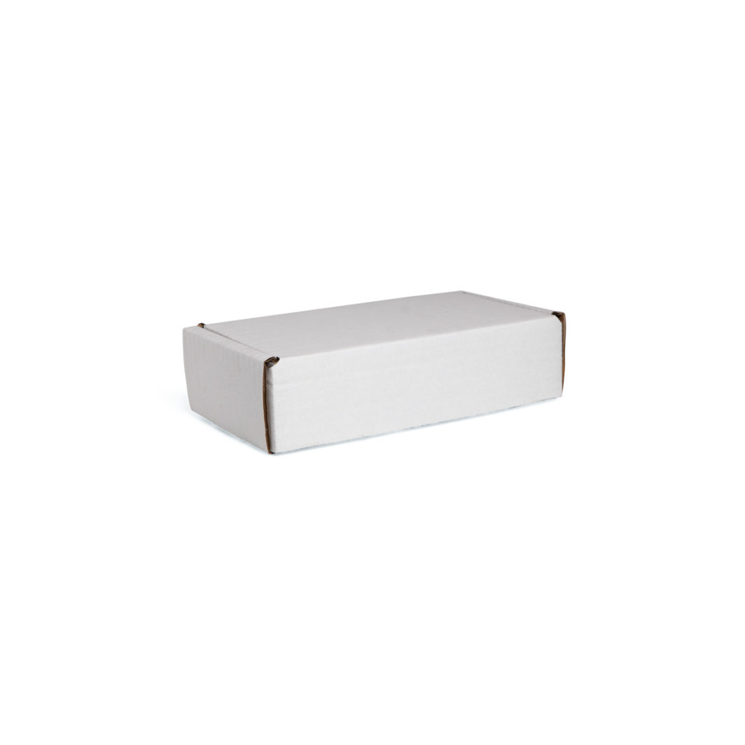 White Self-Locking Box 9 - L190xW100xH50mm (50)
