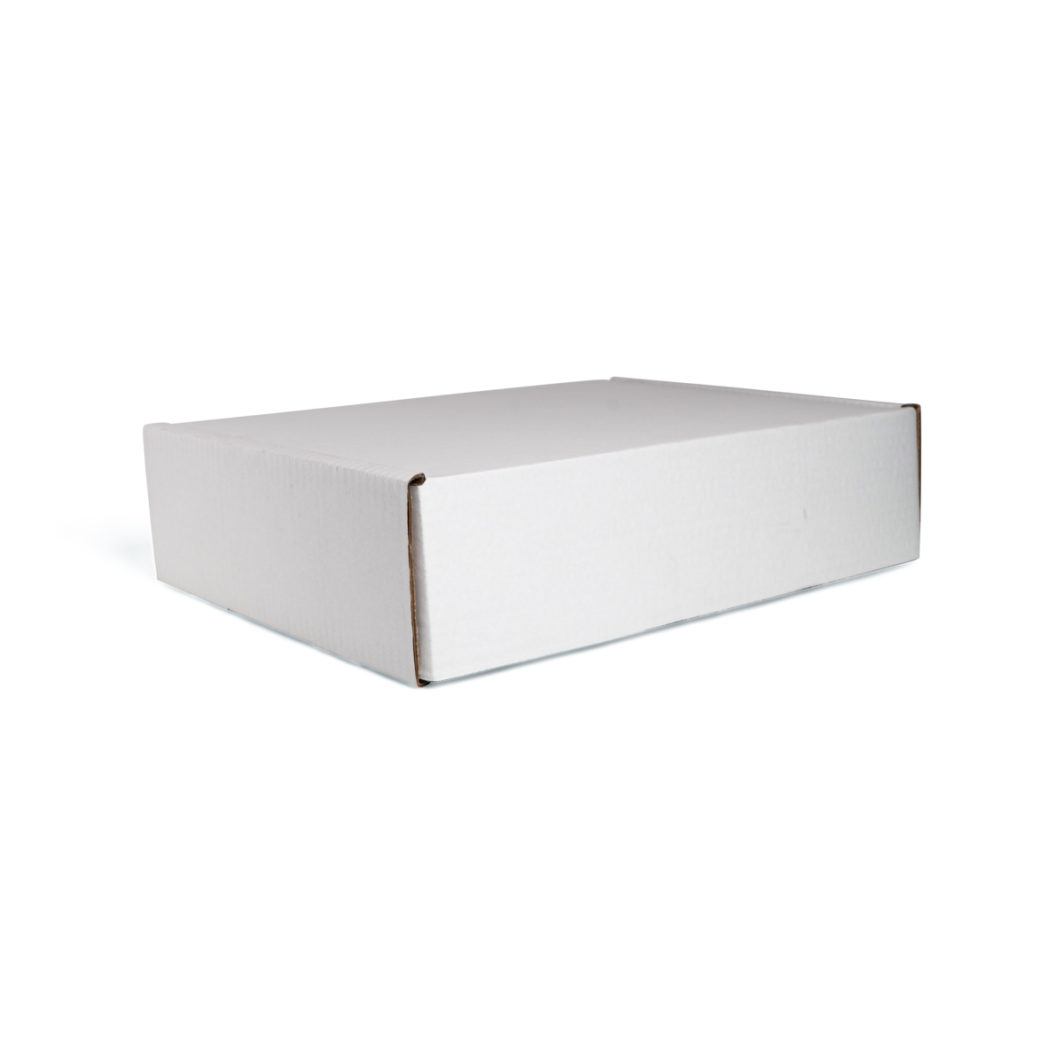 White Self-locking Box 4 - L365xW272xH94mm (50)