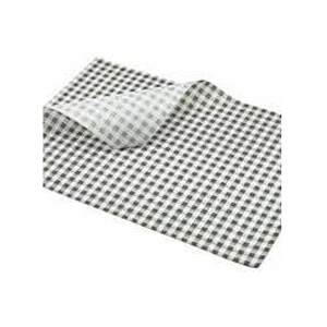 Black Checkered Greaseproof Sheets (500)