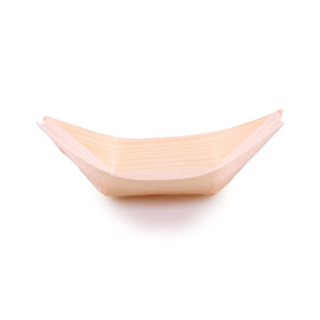 PB001 Catering Supplies Pine Boat 4 110-x-55-x-65-mm