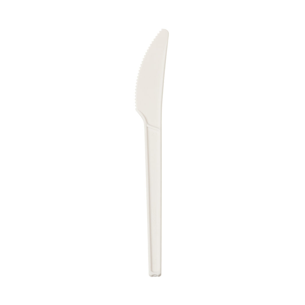 CPLA White Biodegradable Knife 16cm (50)