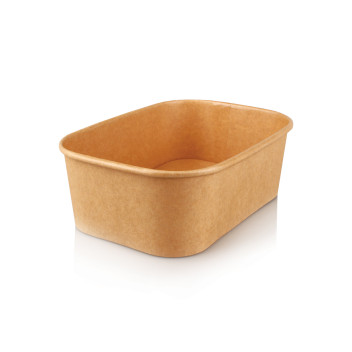 Kraft Rectangle Salad Bowl 750ml (50)