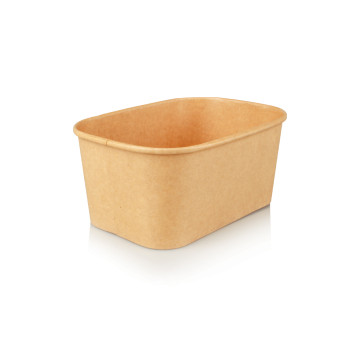 Kraft Rectangle Salad Bowl 1000ml (50)