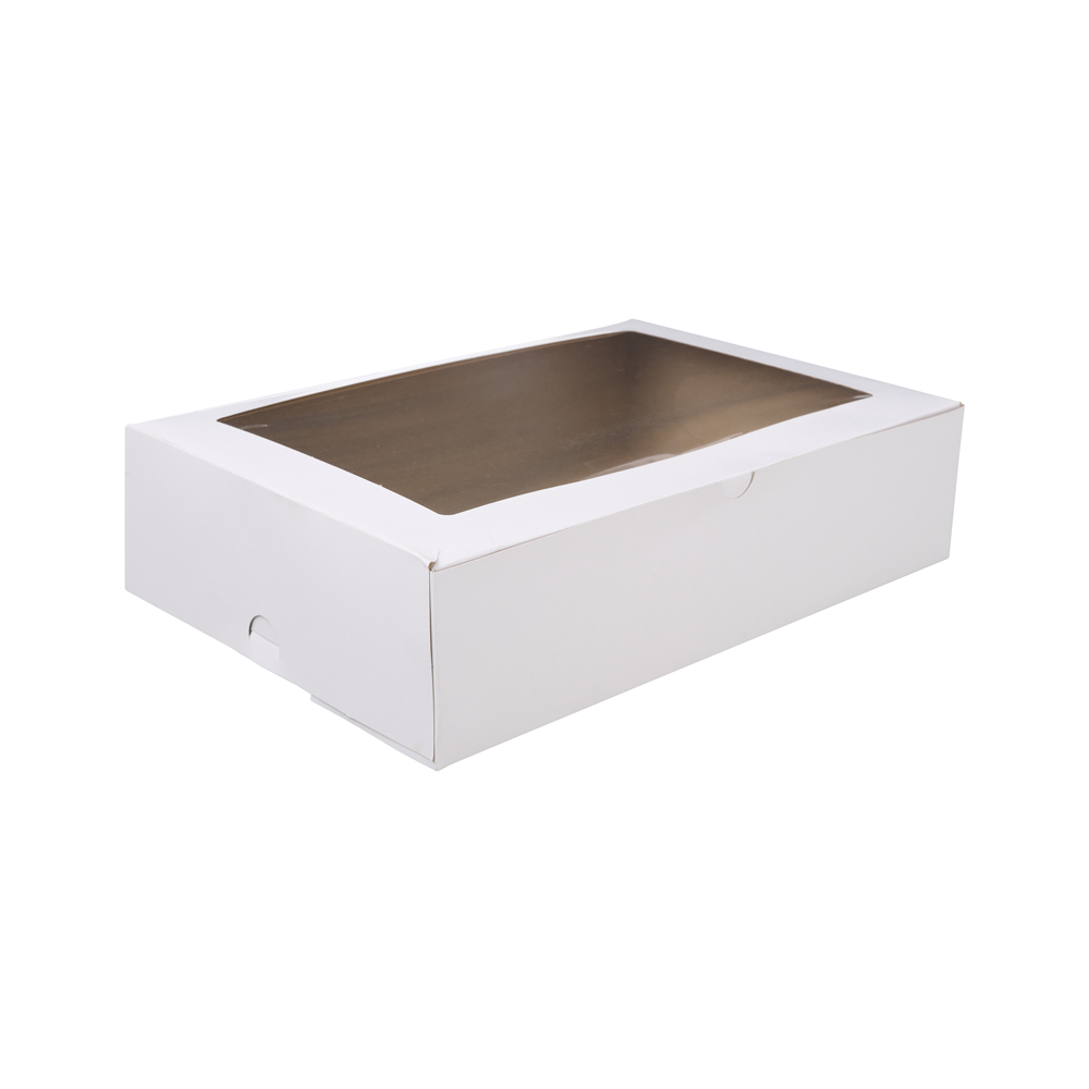 12 Cupcake Window Box - White (100)