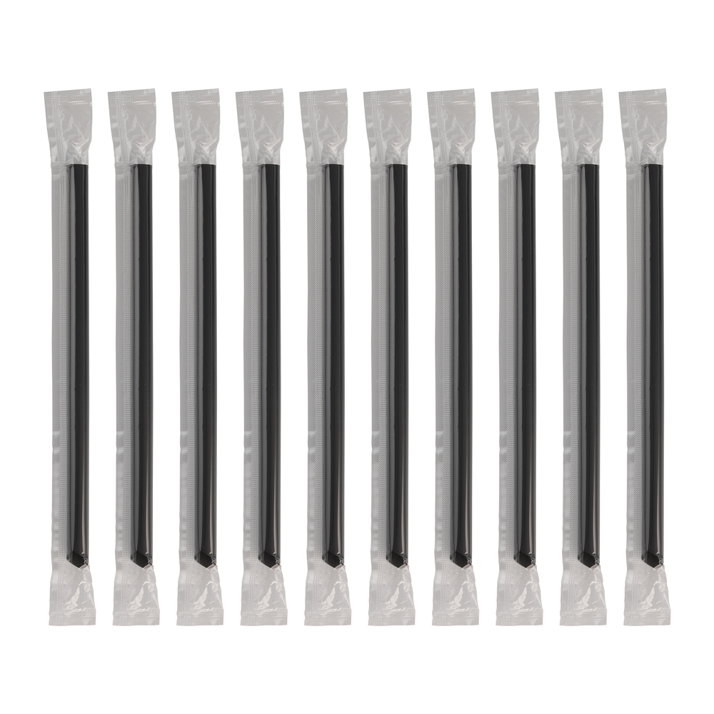 PLAS12B-12mm-PLA-Wrapped-Straw-Black-Bubble-Tea-Smoothie-BioStraw-Compostable-1