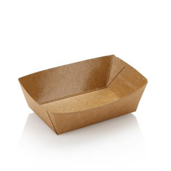 #1 120ml Kraft Open Food Tray (250)