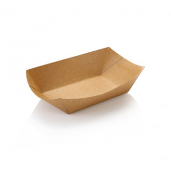 #5 680ml Kraft Open Food Tray (250)